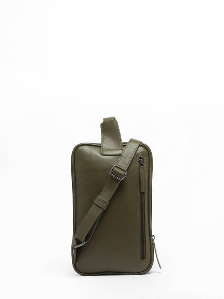 Sac Bandoulière Yves renard Vert nappa 81530 vue secondaire 3