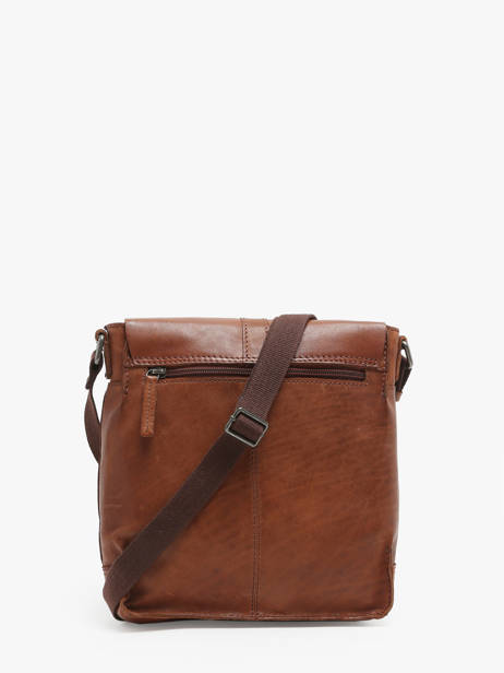 Sac Bandoulière Basilic pepper Marron traveler BTRA04 vue secondaire 5