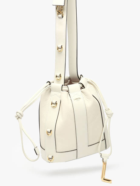 Crossbody Bag Elles Leather Lancel White elles A13357 other view 2