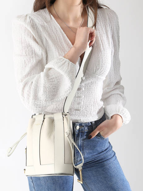 Crossbody Bag Elles Leather Lancel White elles A13357 other view 1
