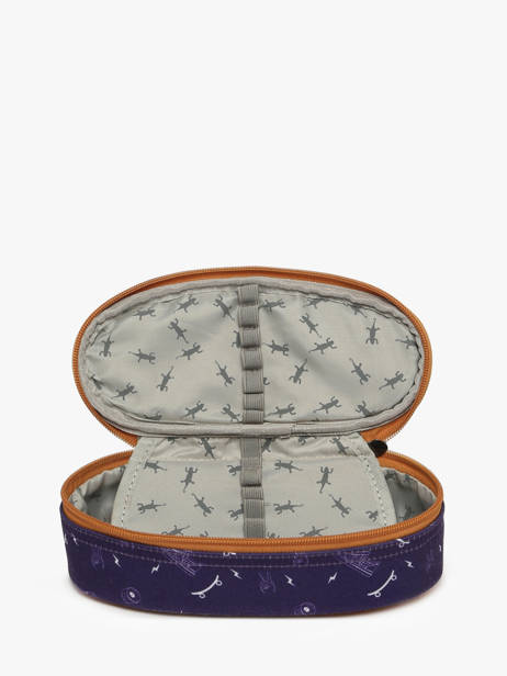 Trousse 1 Compartiment Cameleon Violet vintage urban PBVBPLUM vue secondaire 1
