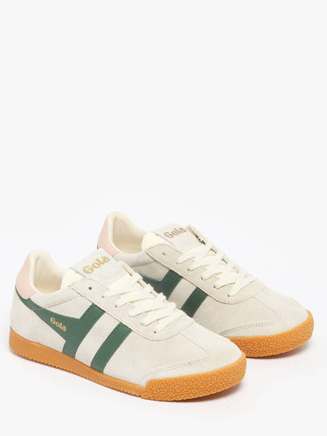 Sneakers En Cuir Gola Beige accessoires CLB538 vue secondaire 1