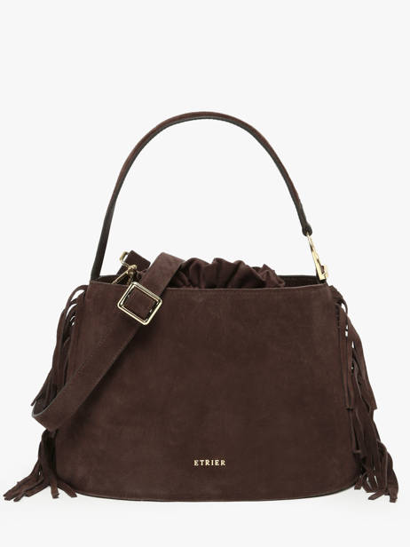 Sac Bandoulière Country Cuir Etrier Marron country ECOU161M