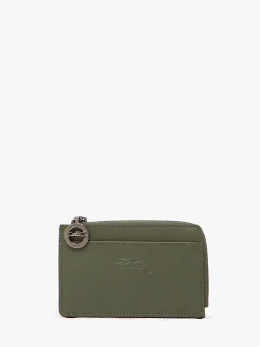 Longchamp Le foulonné Porte billets/cartes Vert