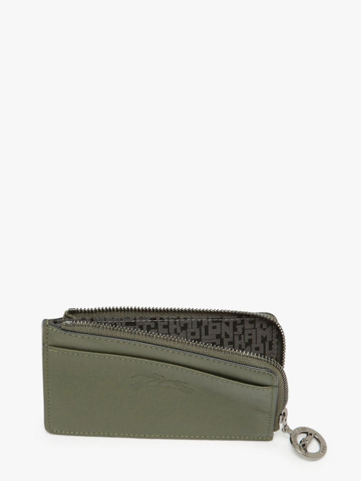 Longchamp Le foulonné Porte billets/cartes Vert