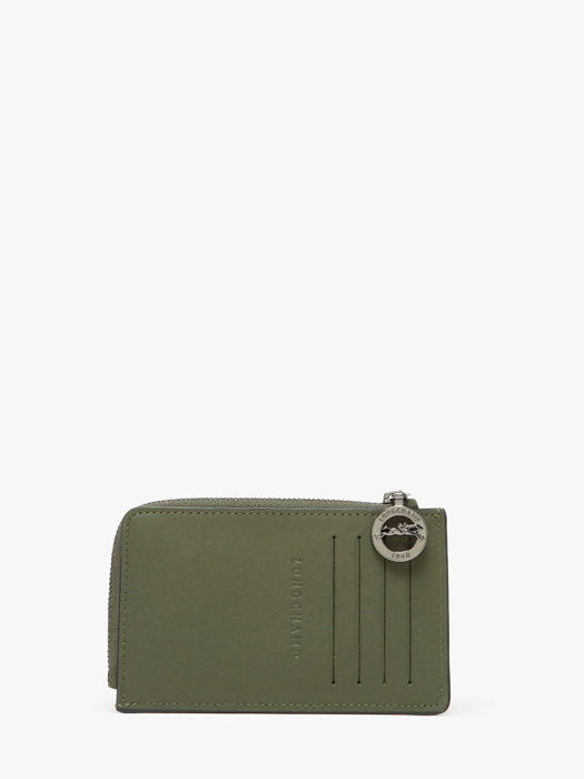Longchamp Le foulonné Porte billets/cartes Vert