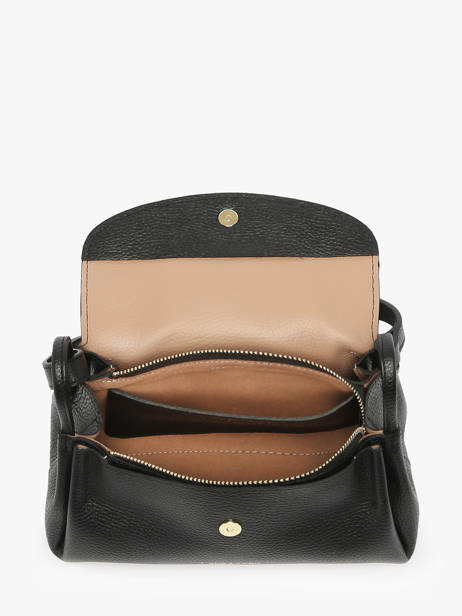 Shoulder Bag Accordeon Double Leather Lancaster Black accordeon double 88 other view 3