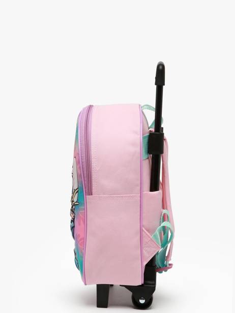 Mini Sac A Dos à Roulettes Lilo & stitch Rose great escapes 79500304 vue secondaire 2