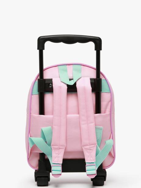Mini Sac A Dos à Roulettes Lilo & stitch Rose great escapes 79500304 vue secondaire 4
