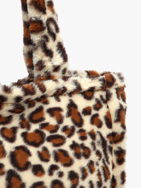 Sac Porté épaule A4 Fur David jones Beige fur CM7878 vue secondaire 2