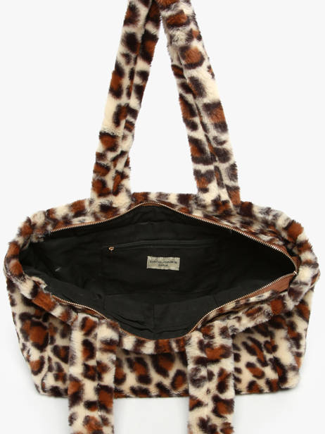 Sac Porté épaule A4 Fur David jones Beige fur CM7878 vue secondaire 3