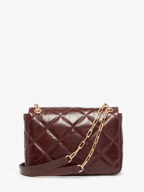 Grand Sac Moon En Cuir Vanessa bruno Rouge moon 84V40329 vue secondaire 4