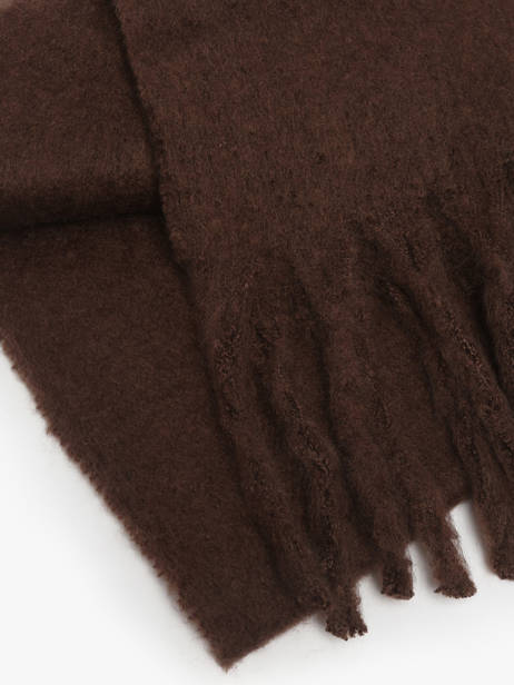 Écharpe Pieces Marron nikita 17141073 vue secondaire 1