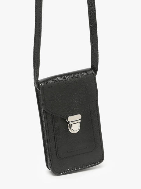 Le Porte-téléphone Eclipse Cuir Paul marius Noir eclipse TELEPECL vue secondaire 2