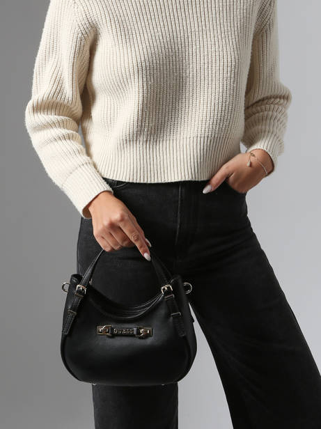 Sac Bandoulière Lefia Guess Noir lefia BG964405 vue secondaire 1