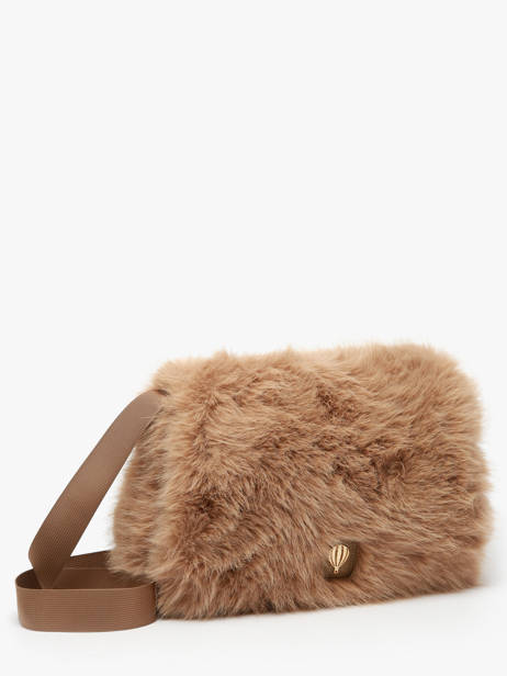 Sac Bandoulière Doudou Polyester Le voyage en panier Beige doudou AHP266 vue secondaire 2