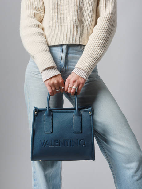 Sac Porté Main Foxy Re Valentino Bleu foxy re VBS9EO05 vue secondaire 1