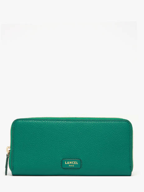 Portefeuille Long Zippé Ninon Cuir Lancel Vert ninon A13833
