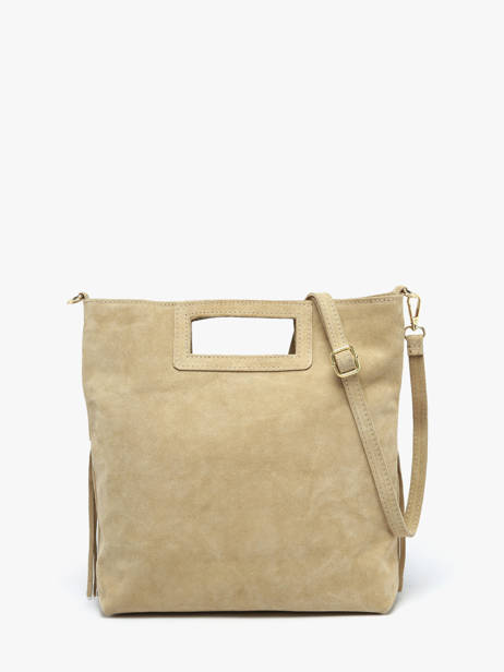 Sac Bandoulière Velvet Milano Beige velvet VE25091 vue secondaire 4
