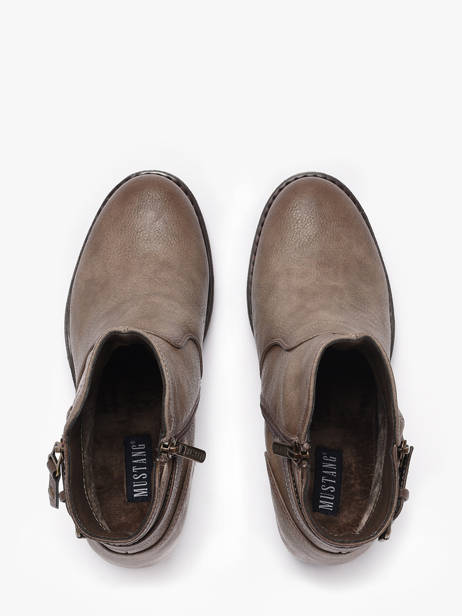 Bottines à Talon Mustang Beige women M0182004 vue secondaire 3