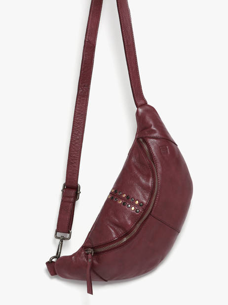 Sac Banane Heritage Cuir Biba Violet heritage HAK5L vue secondaire 2