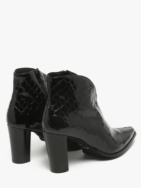 Bottines à Talon En Cuir Myma Noir women 85009 vue secondaire 2