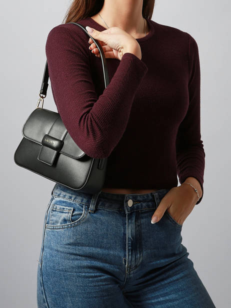 Sac Porté épaule City Lacoste Noir city NF5152AU vue secondaire 1