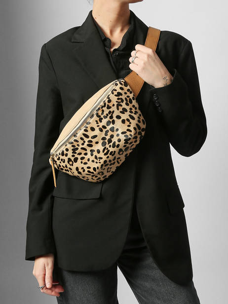 Sac Banane Paul marius Beige leopard BANANLEO vue secondaire 1