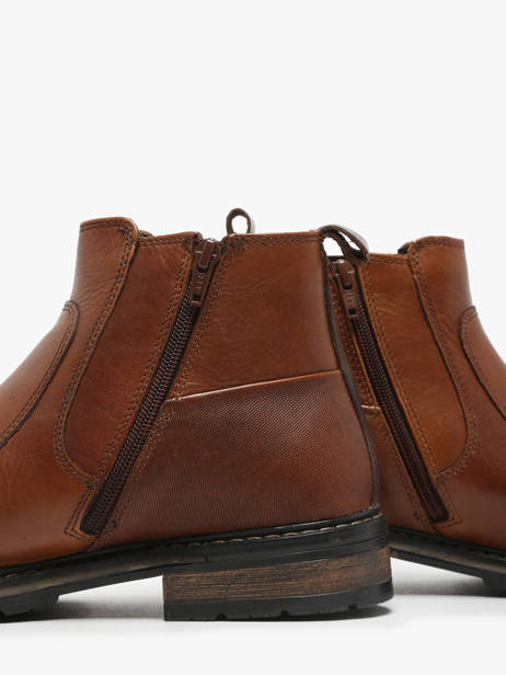 Boots Elster En Cuir Redskins Marron men ELSTER vue secondaire 4