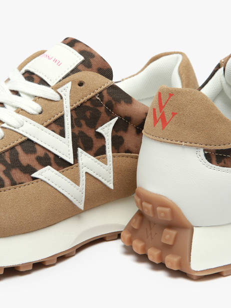 Sneakers Vanessa wu Marron women BK2844LP vue secondaire 2