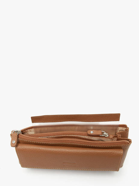 Wallet Caviar Leather Crinkles Brown caviar 14104 other view 3