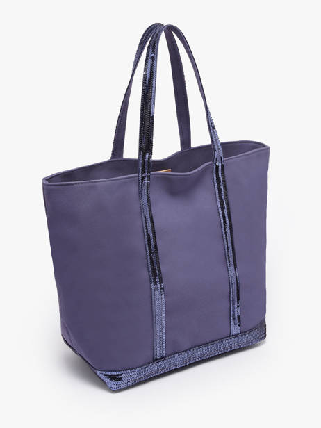 Le Cabas L Paillettes Vanessa bruno Violet cabas 1V40315 vue secondaire 2