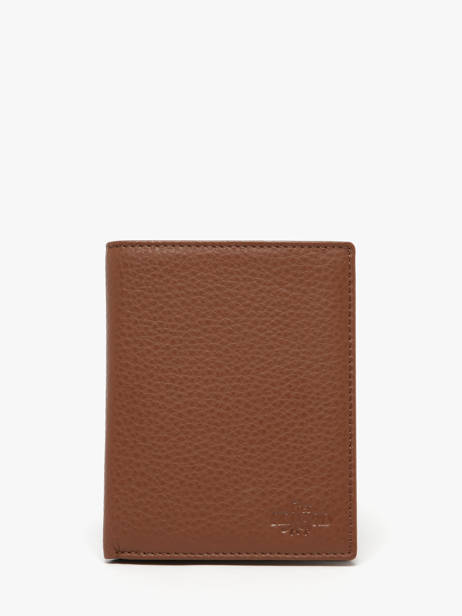 Wallet Foulonne Leather Yves renard Brown foulonne 23425