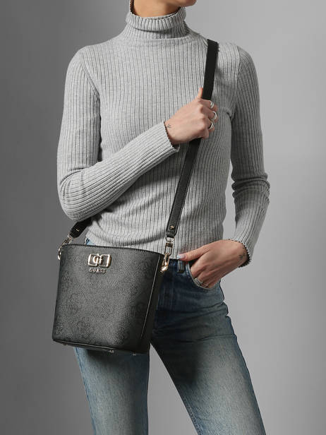 Crossbody Bag Karnilla Logo Guess Black karnilla logo OS990101 other view 1