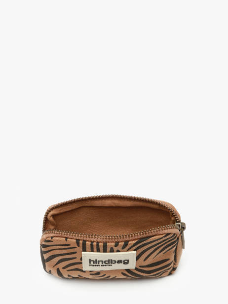 Porte-monnaie Tigre Hindbag Marron tigre TI vue secondaire 1