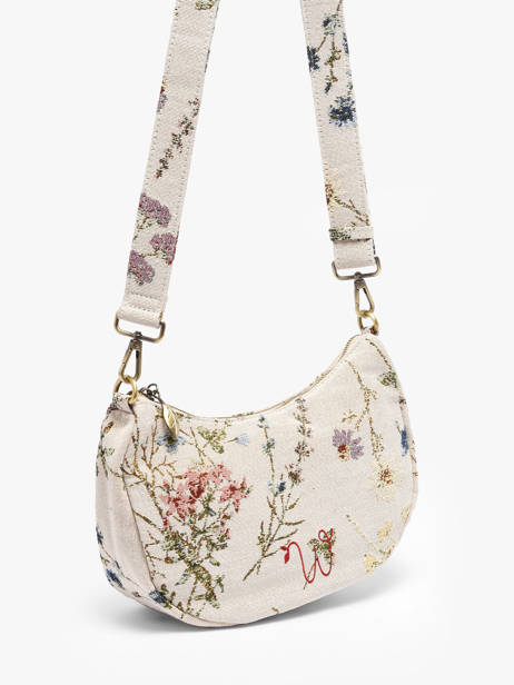 Shoulder Bag Alocasia Cotton Woomen Beige alocasia WALO18 other view 2