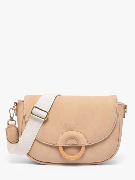 Shoulder Bag M Crocus Woomen Beige crocus WCRO04