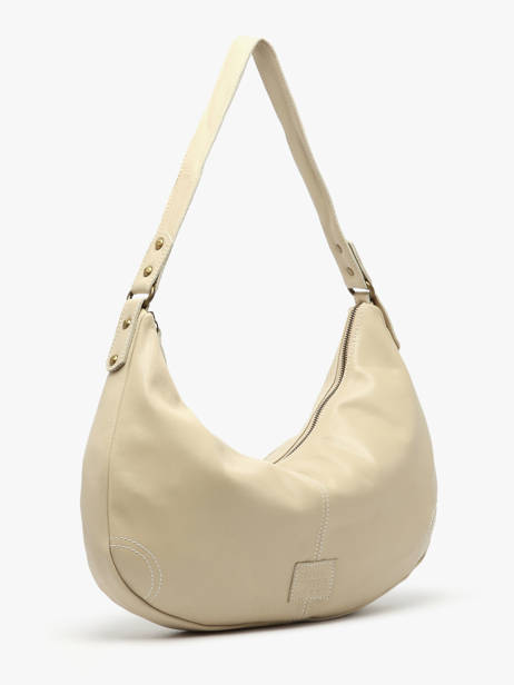 Shoulder Bag Seam Leather Basilic pepper Beige seam BSEA04 other view 2