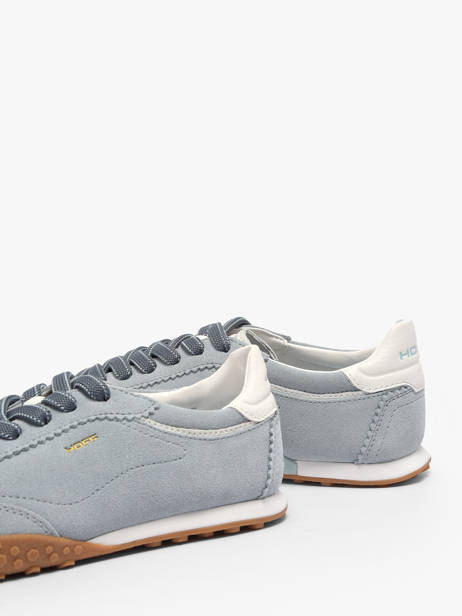 Sneakers In Leather Hoff Blue women 22561019 other view 2