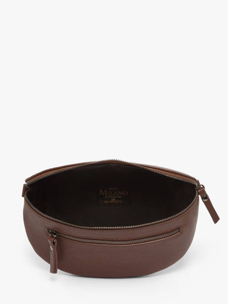 Sac Banane Caviar Cuir Milano Marron caviar CA23111 vue secondaire 3