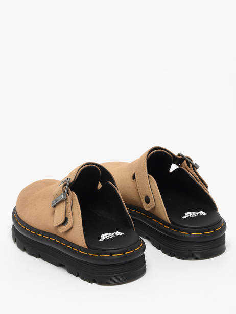 Mules Plateforme Zebzag En Cuir Dr martens Beige women 31737439 vue secondaire 2