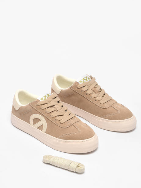Sneakers En Cuir No name Beige women ACEZ0404 vue secondaire 1