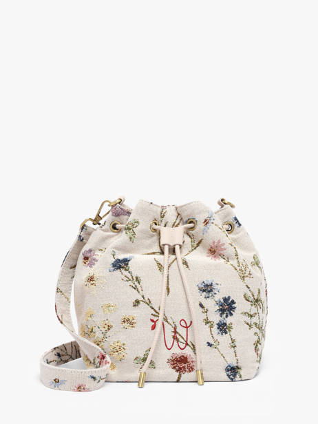 Shoulder Bag Alocasia Cotton Woomen Beige alocasia WALO06