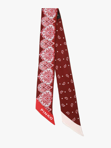 Bandana Bag Ribbon Pinko Red logo shopper 6653A38G