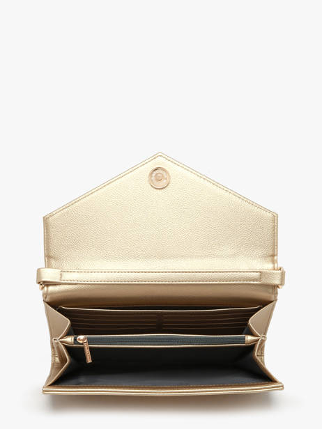 Clutch Miniprix Gold saffiano F5017 other view 2