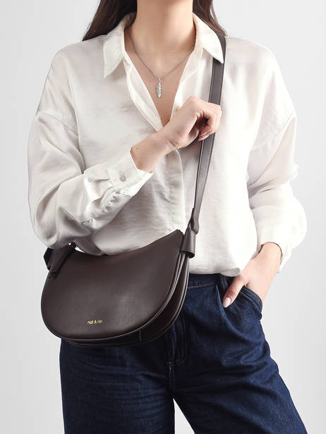 Shoulder Bag Vintage Nat et nin Brown vintage MINRODEO other view 1