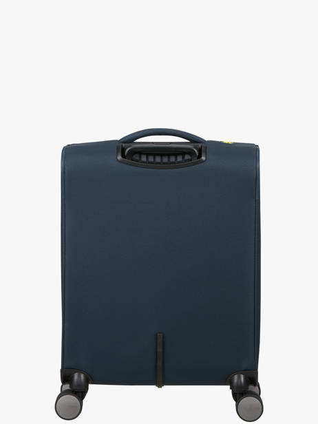 Expandable Cabin Luggage American tourister Blue wanderlite 158076 other view 4