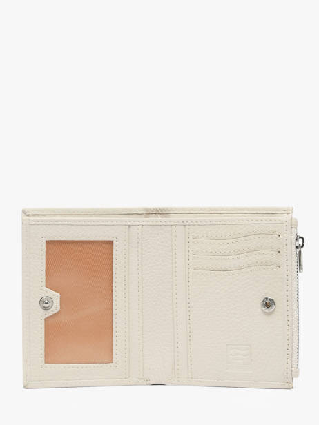 Leather Caviar Zip Wallet Crinkles Beige caviar 14269 other view 1
