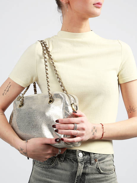 Shoulder Bag Vintage Leather Mila louise White vintage 3889RX other view 1