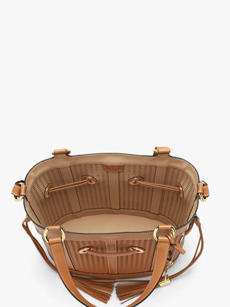 Medium Leather Premier Flirt Ajouré Bucket Bag Lancel Brown premier flirt A14010 other view 4